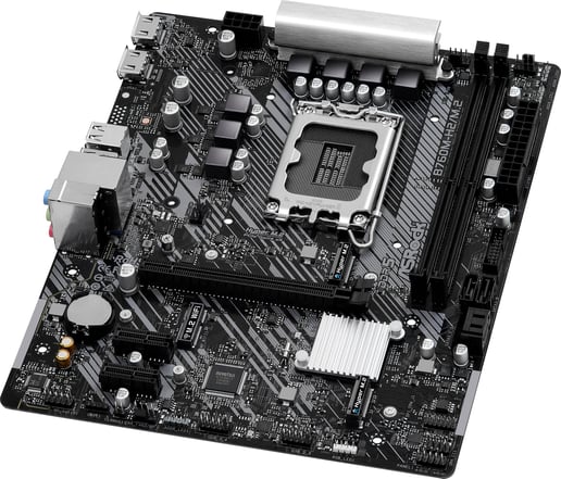 ASRock B760M-H2/M.2 mATX Motherboard for Intel LGA1700 CPUs