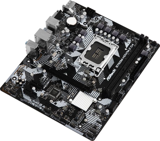 ASRock B760M-HDV/M.2 D4 mATX Motherboard for Intel LGA1700 CPUs