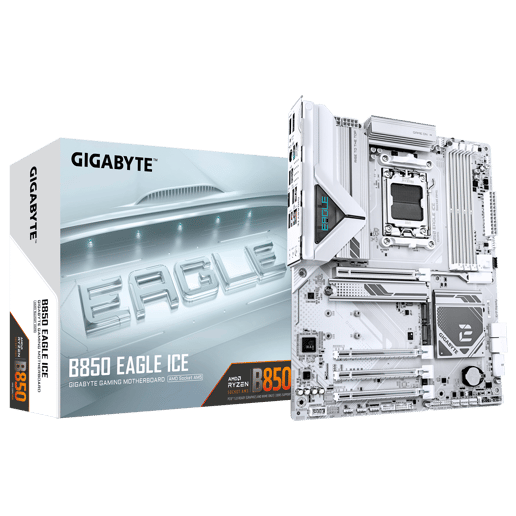 Gigabyte B850 EAGLE ICE ATX Motherboard for AMD Socket AM5 CPUs