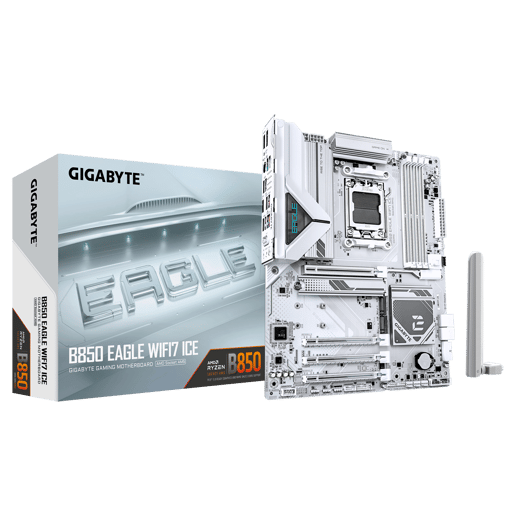 Gigabyte B850 EAGLE WIFI7 ICE ATX Motherboard for AMD Socket AM5 CPUs