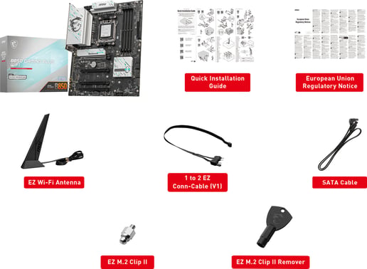 MSI B850 GAMING PLUS WIFI ATX Motherboard for AMD AM5 CPUs