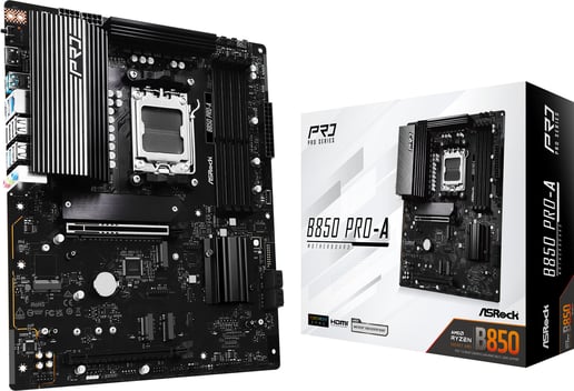 ASRock B850 Pro-A ATX Motherboard for AMD AM5 CPUs