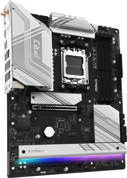ASRock B850 Pro RS WiFi ATX Motherboard for AMD AM5 CPUs