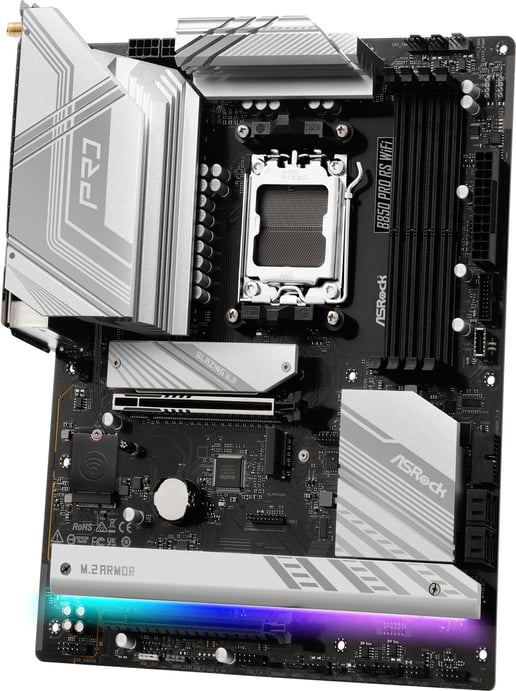 ASRock B850 Pro RS WiFi ATX Motherboard for AMD AM5 CPUs