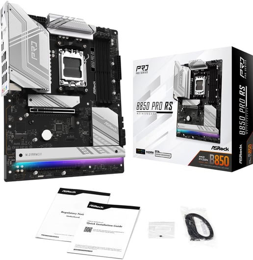 ASRock B850 Pro RS ATX Motherboard for AMD AM5 CPUs
