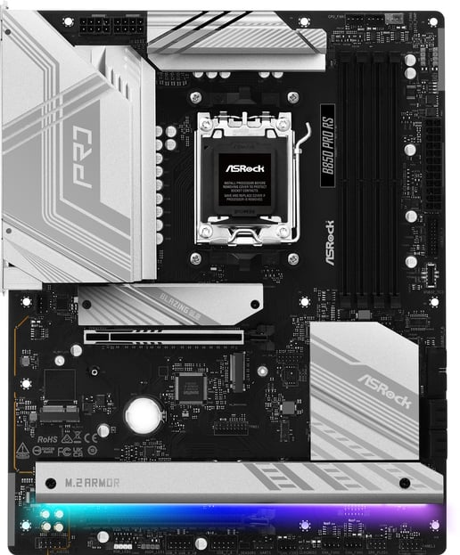 ASRock B850 Pro RS ATX Motherboard for AMD AM5 CPUs