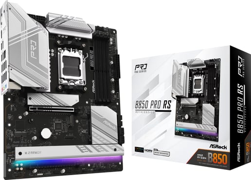 ASRock B850 Pro RS ATX Motherboard for AMD AM5 CPUs