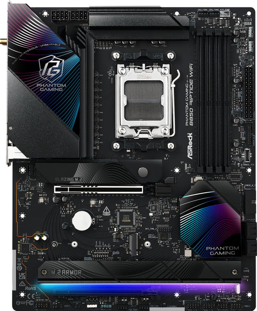 ASRock B850 Riptide WiFi ATX Motherboard for AMD AM5 CPUs