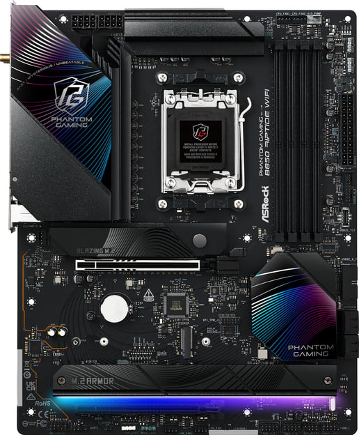 ASRock B850 Riptide WiFi ATX Motherboard for AMD AM5 CPUs