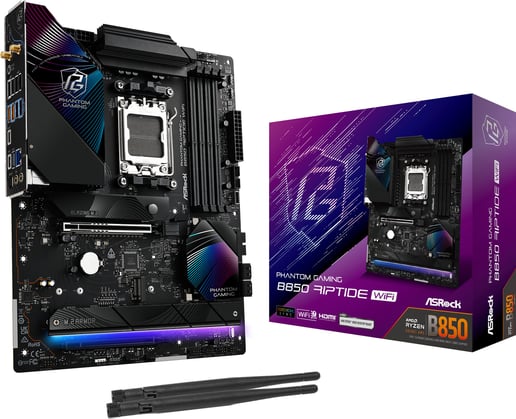 ASRock B850 Riptide WiFi ATX Motherboard for AMD AM5 CPUs