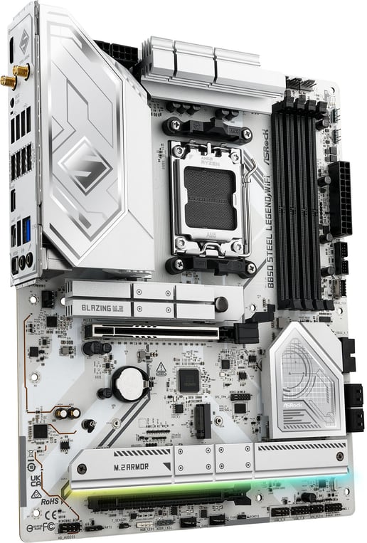 ASRock B850 Steel Legend WiFi ATX Motherboard for AMD AM5 CPUs