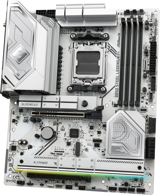 ASRock B850 Steel Legend WiFi ATX Motherboard for AMD AM5 CPUs
