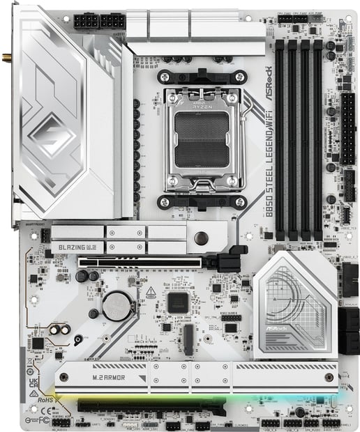 ASRock B850 Steel Legend WiFi ATX Motherboard for AMD AM5 CPUs