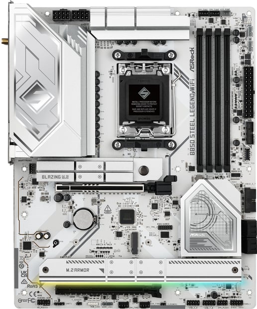 ASRock B850 Steel Legend WiFi ATX Motherboard for AMD AM5 CPUs