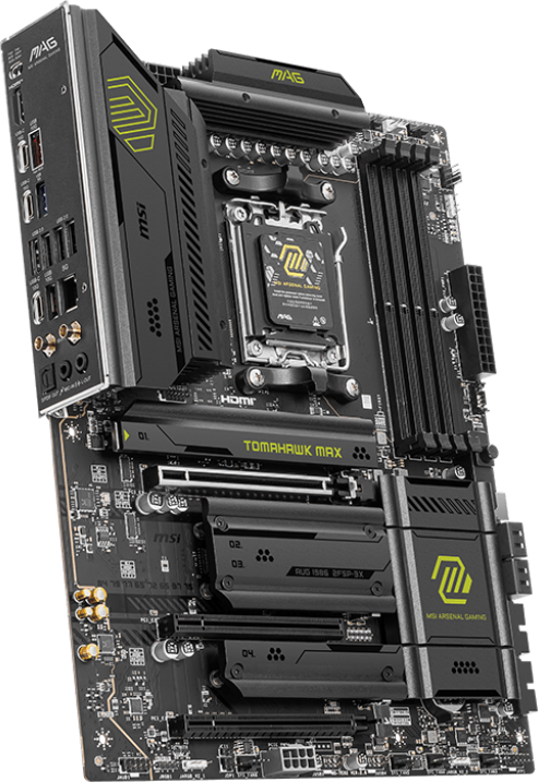 MSI MAG B850 TOMAHAWK MAX WIFI ATX Motherboard for AMD AM5 CPUs