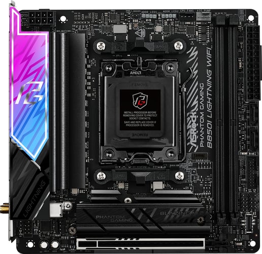 ASRock B850I Lightning WiFi ITX Motherboard for AMD AM5 CPUs