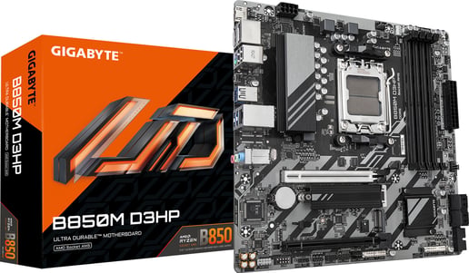 Gigabyte B850M D3HP mATX Motherboard for AMD AM5 CPUs