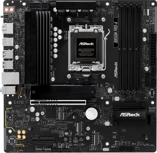 ASRock B850M Pro-A mATX Motherboard for AMD AM5 CPUs