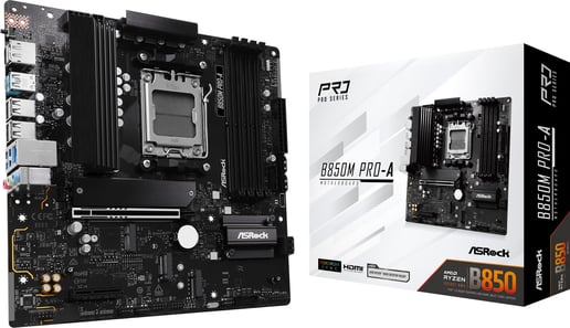 ASRock B850M Pro-A mATX Motherboard for AMD AM5 CPUs