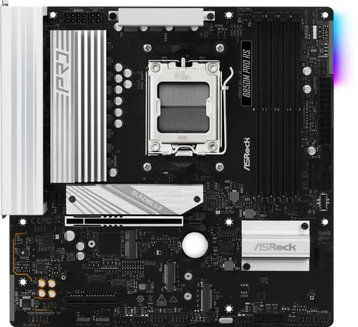 ASRock B850M Pro RS mATX Motherboard for AMD AM5 CPUs