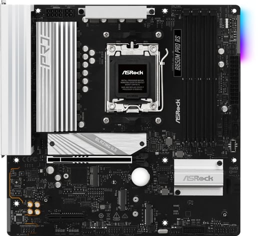 ASRock B850M Pro RS mATX Motherboard for AMD AM5 CPUs