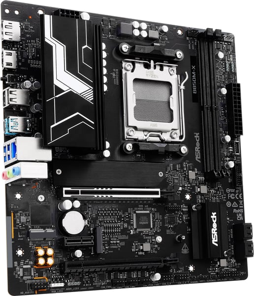 ASRock B850M-X R2.0 mATX Motherboard for AMD AM5 CPUs