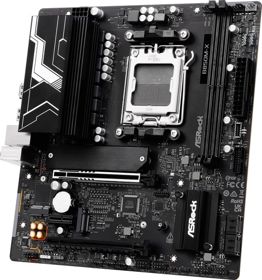 ASRock B850M-X R2.0 mATX Motherboard for AMD AM5 CPUs