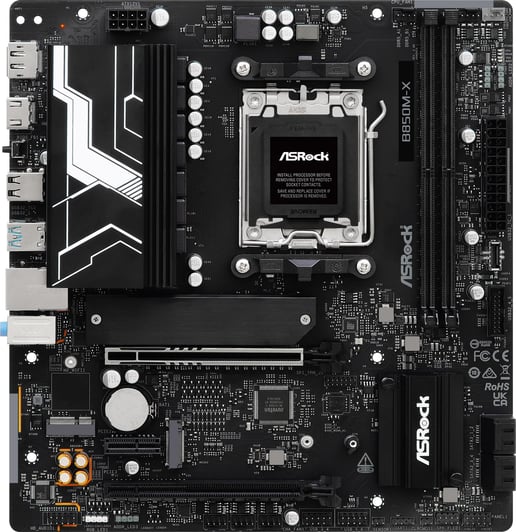 ASRock B850M-X R2.0 mATX Motherboard for AMD AM5 CPUs