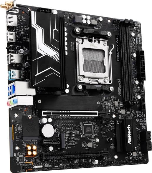ASRock B850M-X WIFI R2.0 mATX Motherboard for AMD AM5 CPUs