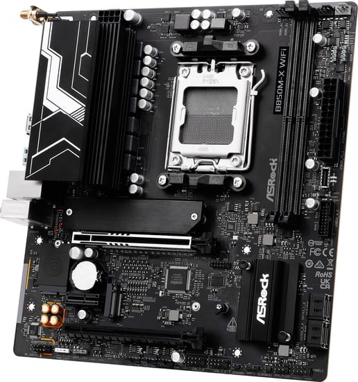 ASRock B850M-X WIFI R2.0 mATX Motherboard for AMD AM5 CPUs
