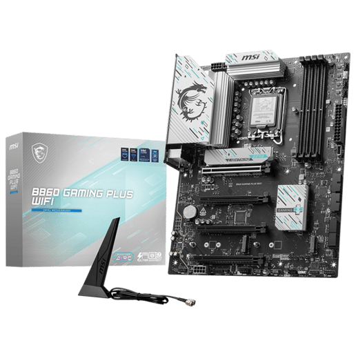 MSI B860 GAMING PLUS WIFI ATX Motherboard for Intel LGA1851 CPUs