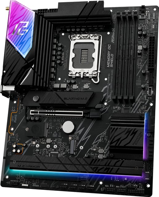 ASRock B860 Lightning WiFi ATX Motherboard for Intel LGA1851 CPUs