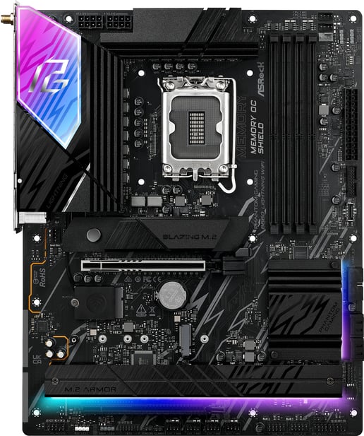 ASRock B860 Lightning WiFi ATX Motherboard for Intel LGA1851 CPUs
