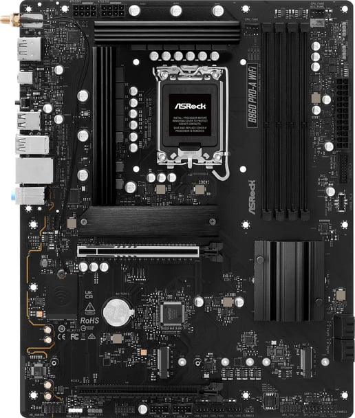 ASRock B860 Pro-A WiFi ATX Motherboard for Intel LGA1851 CPUs