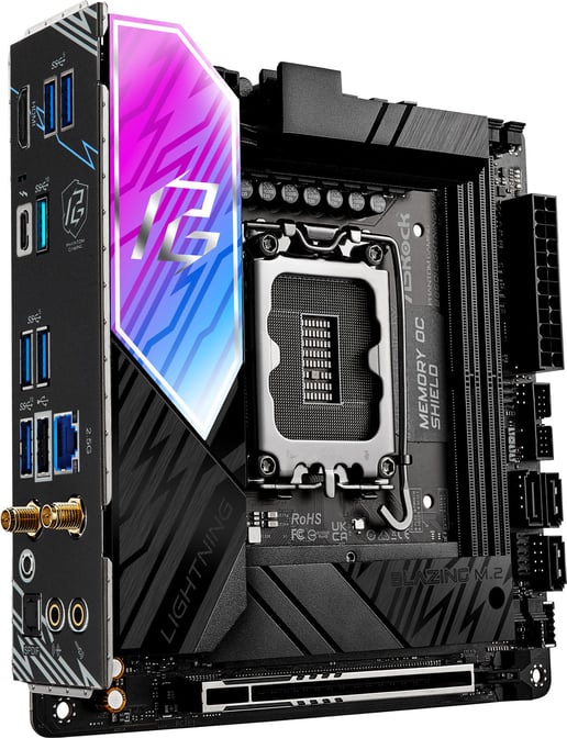 ASRock B860I Lightning WiFi ITX Motherboard for Intel LGA1851 CPUs