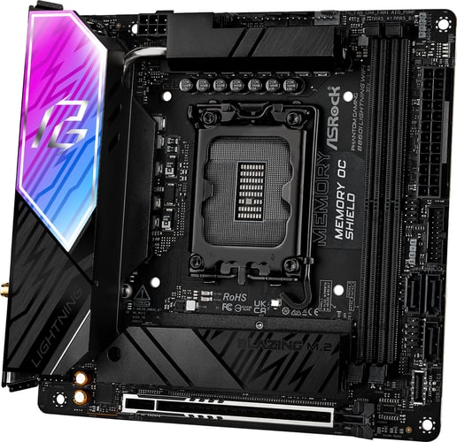 ASRock B860I Lightning WiFi ITX Motherboard for Intel LGA1851 CPUs