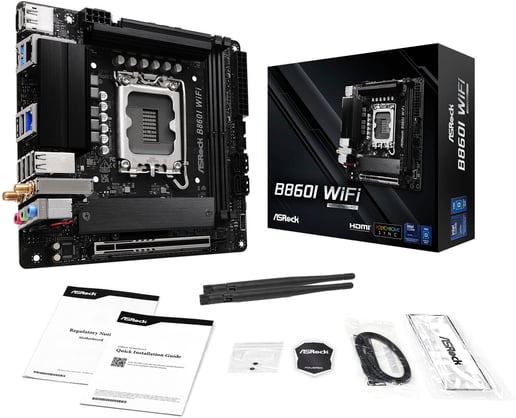 ASRock B860I WiFi ITX Motherboard for Intel LGA1851 CPUs
