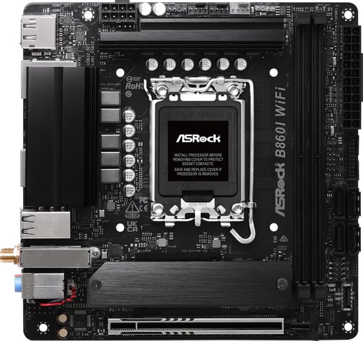 ASRock B860I WiFi ITX Motherboard for Intel LGA1851 CPUs