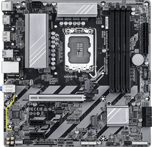 Gigabyte B860M D3HP mATX Motherboard for Intel LGA1851 CPUs