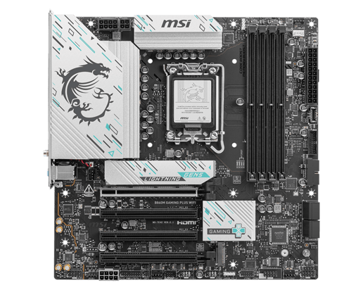 MSI B860M GAMING PLUS WIFI mATX Motherboard for Intel Socket 1851 CPUs