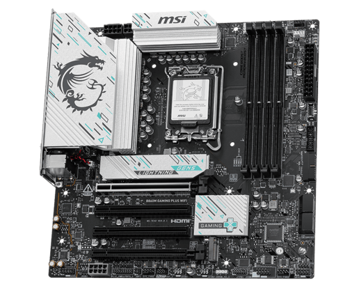 MSI B860M GAMING PLUS WIFI mATX Motherboard for Intel Socket 1851 CPUs