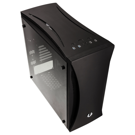 BitFenix Aurora Mid Tower Gaming Case - Black 