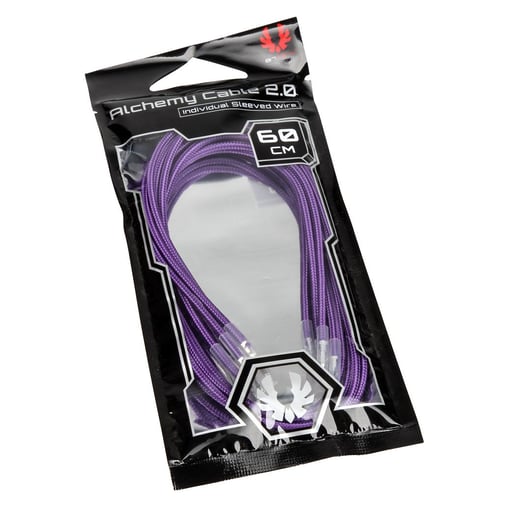 BitFenix Alchemy 2.0 PSU Cable 5x 60cm - Purple