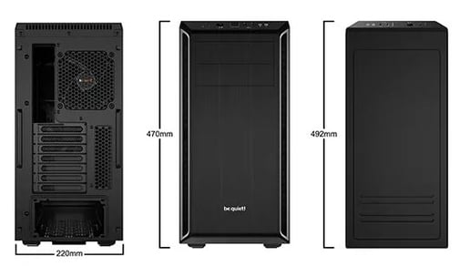 Be Quiet! Pure Base 600 Mid Tower Gaming Case - Silver 