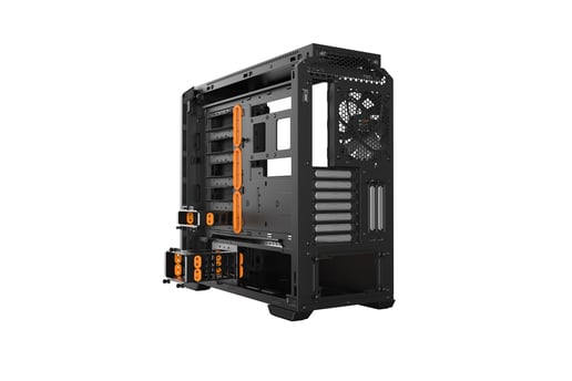 Be Quiet! Silent Base 601 Window Mid Tower Gaming Case - Orange 
