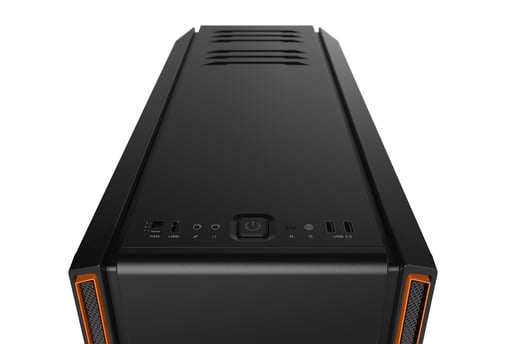 Be Quiet! Silent Base 601 Window Mid Tower Gaming Case - Orange 