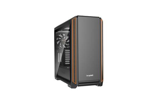 Be Quiet! Silent Base 601 Window Mid Tower Gaming Case - Orange 