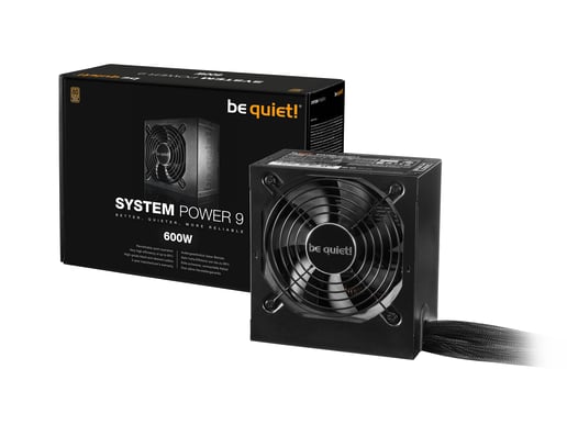 Be Quiet! System Power 9 600W Power Supply 80 Plus Bronze