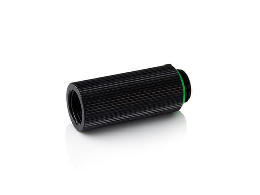 Bitspower G1/4 inch IG1/4"inch Extender Fitting, 40mm, Glorious Black, Double Pack