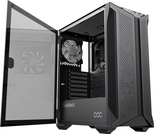 GameMax Brufen C1 Mid Tower Case - Black 